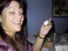 Christine (with frog)