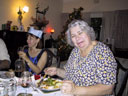Enjoying dinner