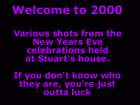 Photo's from New Year's Eve 1999